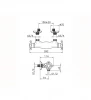 Huber Victorian Thermostatische Douchekraan RVS VTT010102A