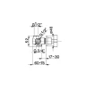 Cisal Barcelona inbouw omstelkraan rvs BA0002002A