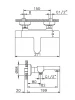 Huber Icon Bad/douchethermostaatkraan chroom VL.T21010.21