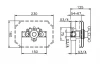 Huber Victorian inbouw thermostaatkraan 3/4 Chroom 255.51H.CR