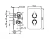 Huber Soft Douchethermostaatkraan Chroom 967Q.01.CR 