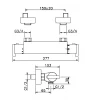 Huber Tratto Douchethermostaatkraan Chroom TT.T01010.21