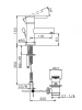 Huber Tratto Wastafelmengkraan Chroom TT.000510.21