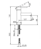 Huber Tratto Bidetmengkraan Chroom TT.000600.21