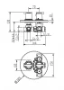 Huber Tratto Douchethermostaatkraan inbouw chroom 867.01H.CR