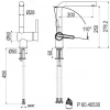 Blusani Keukenkraan Techno chroom BS332921