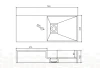 Solid-S Wall Special wastafel rechthoek mat wit B75xD32.5xH15cm met kraangat 1207917412