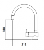 Waterevolution Flow keukenmengkraan mat wit met uittrekbare uitloop T155BR