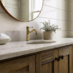 PB Classic klassieke wastafelkraan pilar brons 1208592572