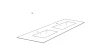 Flow Kibell badmeubelset 120x45.5cm hoogglans wit solid surface wastafel 13483 wastafel