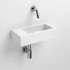 Clou Flush fontein (flush 3) zonder kraangat links met plug wit keramiek PhotoBasicComposition
