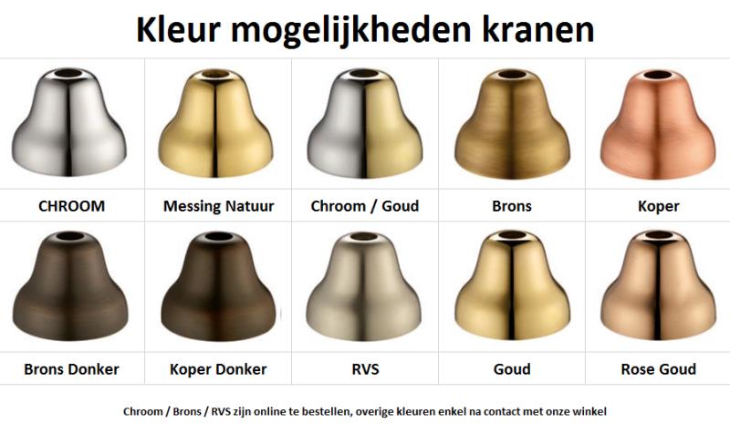 PB klassieke Bad Doucheset opbouw met regendouche sterknoppen RVS 1208855882