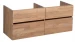 Stern Wood massief eiken wastafelonderkast 120x46cm - 4 laden 1208913462