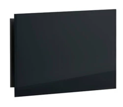 Sunshower ventilatierooster glas zwart rechthoek 80023
