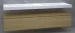 TopLine Utrecht massief eiken badmeubel 180x50x35cm met topblad kleur Mist - 2 lades 1208947053