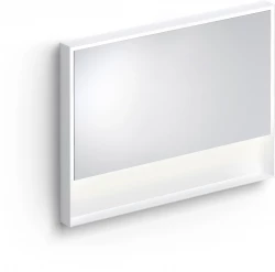Clou Look at Me spiegel 110cm LED-verlichting IP44 mat wit