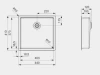 Reginox New Jersey rvs spoelbak 40x37 nieuw model invalide 10cm diep 1208953225