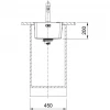 Franke Mythos MYX 210.34 rvs spoelbak 34x40cm vlakbouw 1208953669