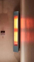 Sunshower Solo Organic Grey opbouw full body infrarood en UV-lampen 80036