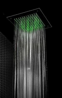 SB Square Chromotherapy Regendouche inbouw  Mat Zwart 1208955463