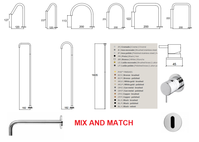 Waterevolution Flow inbouw wastafel infrarood sensor op batterijen geborsteld koper T118EBCPE