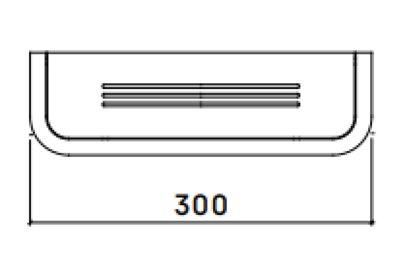 Waterevolution Flow planchet vrijhangend messing A128LE