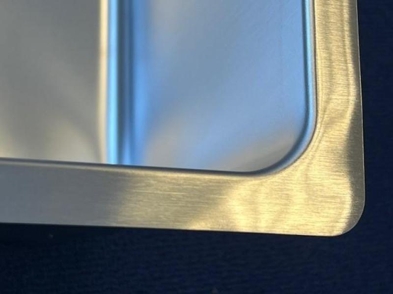 OUTLET Schadebak! Franke Maris MRX 210.50 spoelbak met kraangatbank vlakinbouw 53x51cm 1208968062