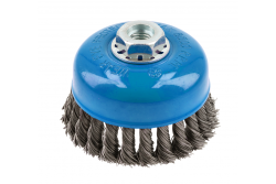 Hoegert Cirkelborstel met as 100 mm M14 staaldraad 0,5 mm