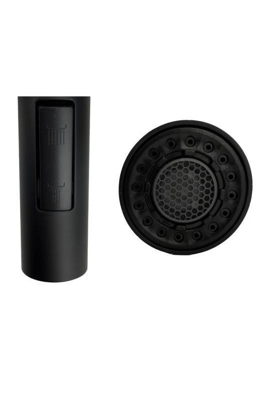 Licht bekrast Pure.Sink Elite Steel Stream-S keukenkraan PVD geborsteld goud met uittrekbare uitloop 1208971857