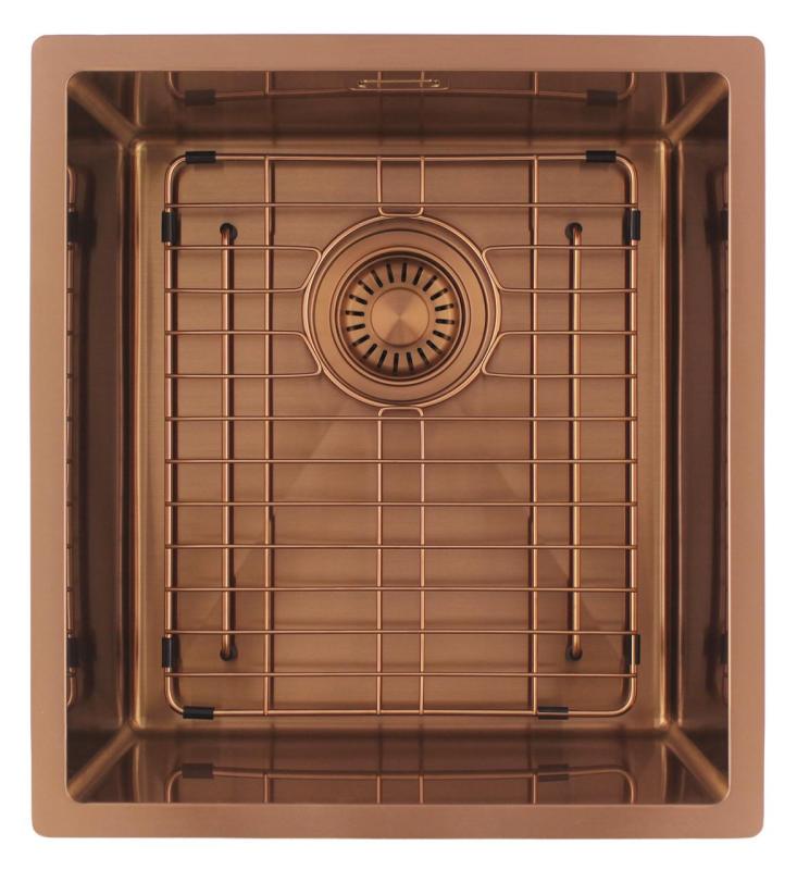 Pure.Sink Luxion Koperen spoelbak 36x40 cm onderbouw 1208972509