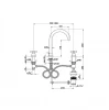 Cisal Barcelona 3-gats Wastafelmengkraan Chroom BA00106021